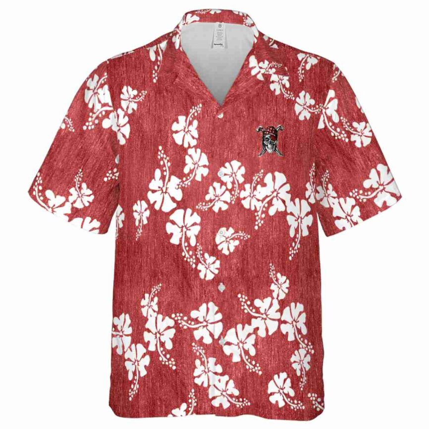 Pirate Hibiscus Blossom Hawaiian Shirt Fashion forward