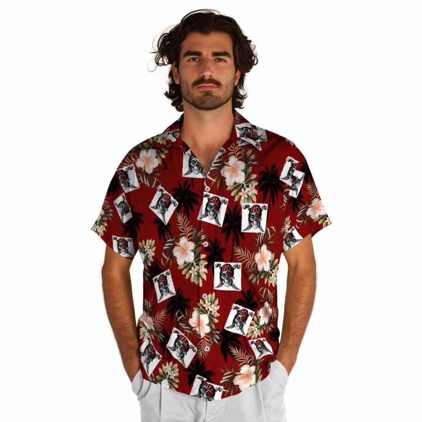 Pirate Hibiscus Palm Hawaiian Shirt New Arrival
