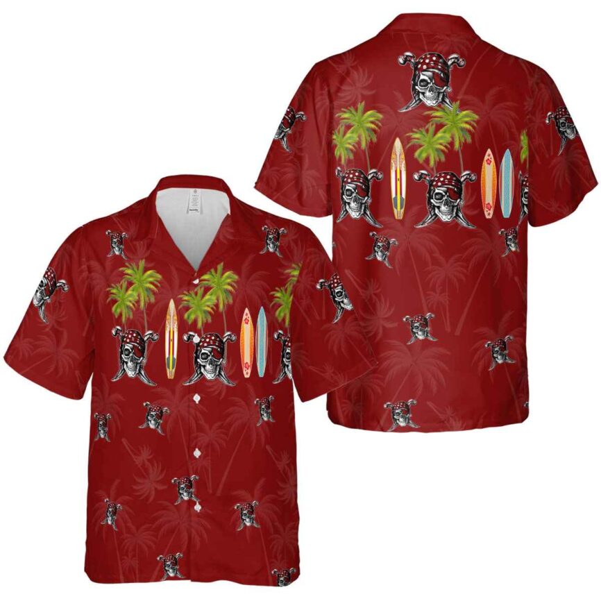 Pirate Island Theme Hawaiian Shirt Premium grade