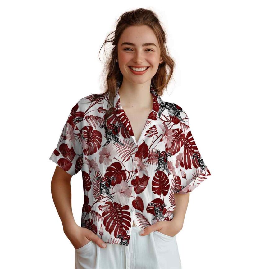 Pirate Leaf Pattern Hawaiian Shirt Top rated