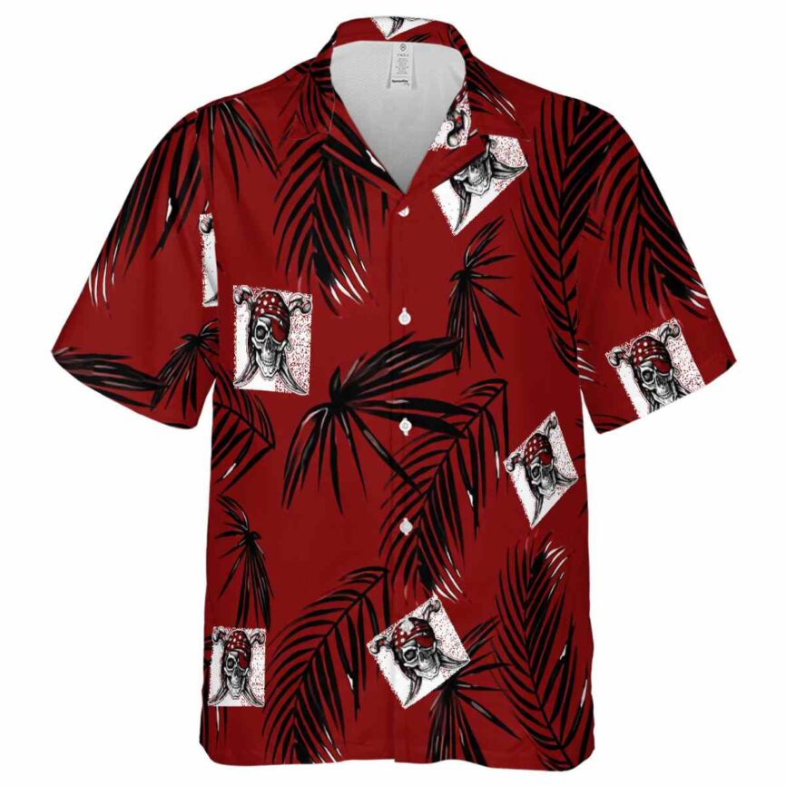 Pirate Monochrome Palm Hawaiian Shirt Fashion forward