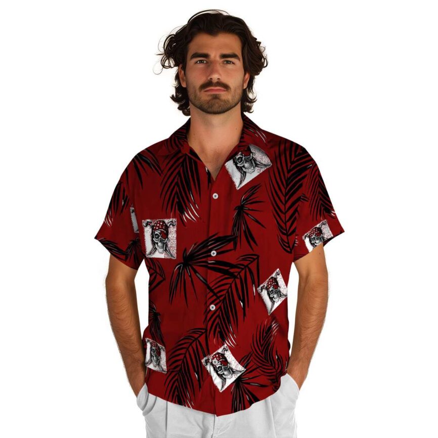 Pirate Monochrome Palm Hawaiian Shirt New Arrival