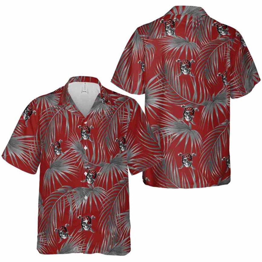 Pirate Palm Frond Hawaiian Shirt Premium grade
