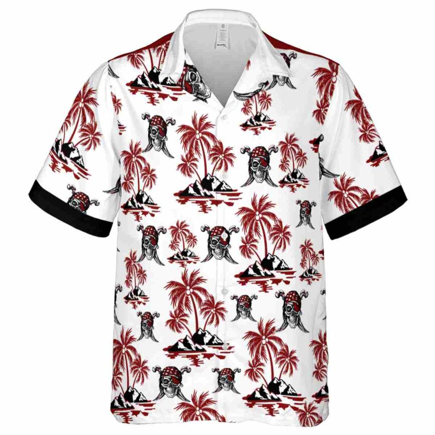 Pirate Palm Island Graphic Hawaiian Shirt Fashion forward