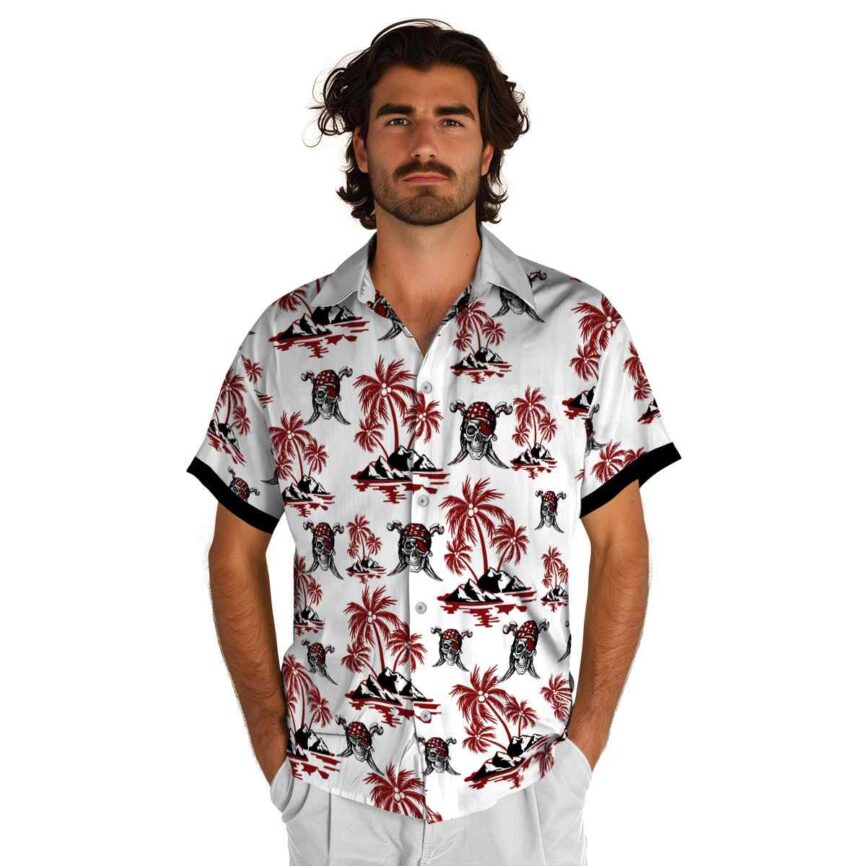 Pirate Palm Island Graphic Hawaiian Shirt New Arrival