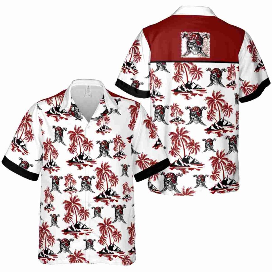 Pirate Palm Island Graphic Hawaiian Shirt Premium grade