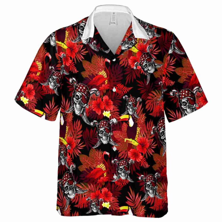 Pirate Tropical Bird Hawaiian Shirt Fashion forward
