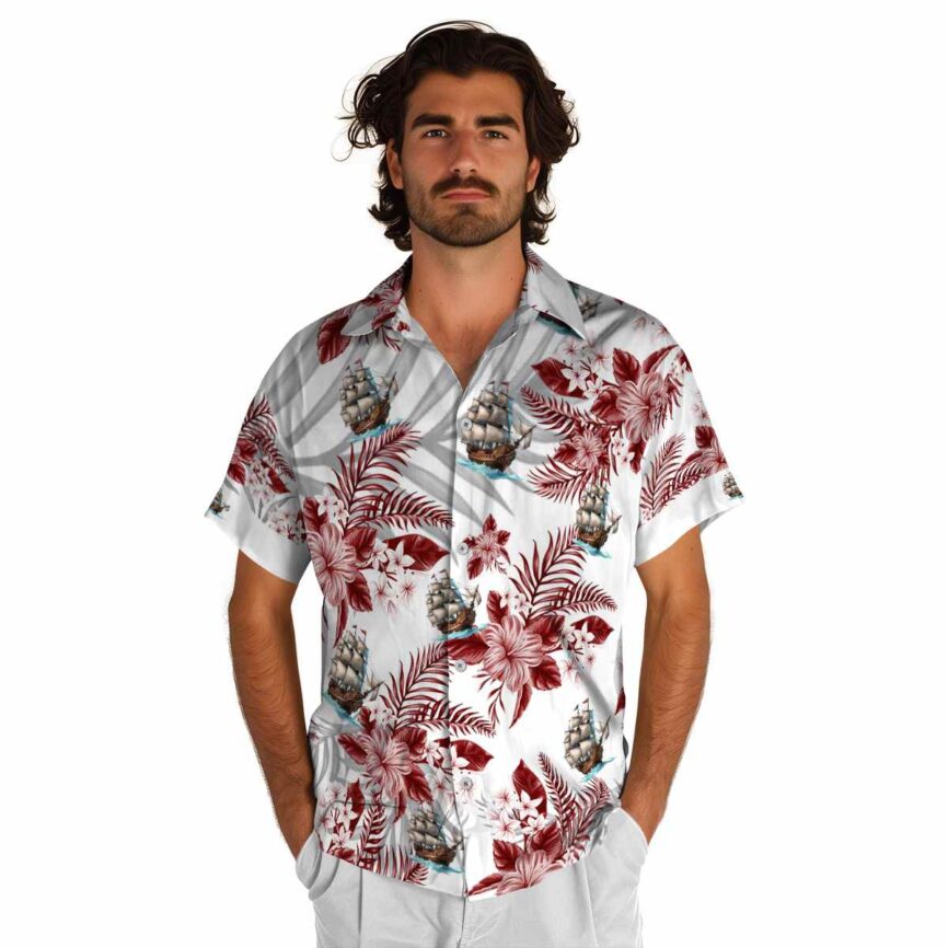 Pirate Tropical Blossom Hawaiian Shirt New Arrival