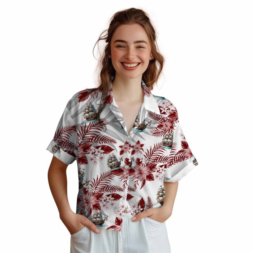 Pirate Tropical Blossom Hawaiian Shirt Top rated