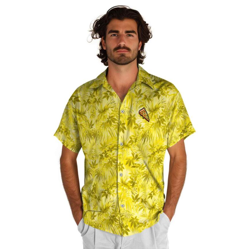 Pizza Foliage Print Hawaiian Shirt New Arrival