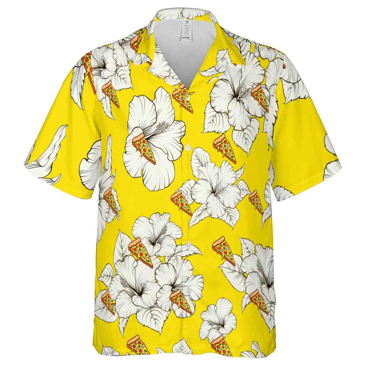 Pizza Hibiscus Flower Hawaiian Shirt Fashion forward Pizza Hibiscus Flower Hawaiian Shirt Fashion forward