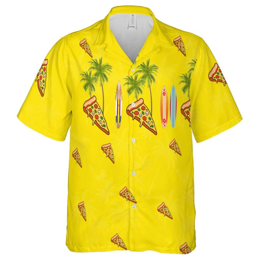 Pizza Island Theme Hawaiian Shirt Fashion forward