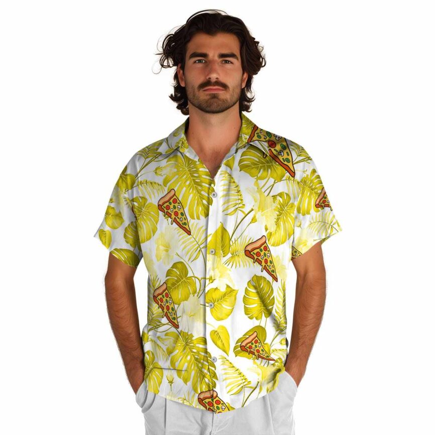 Pizza Leaf Pattern Hawaiian Shirt New Arrival