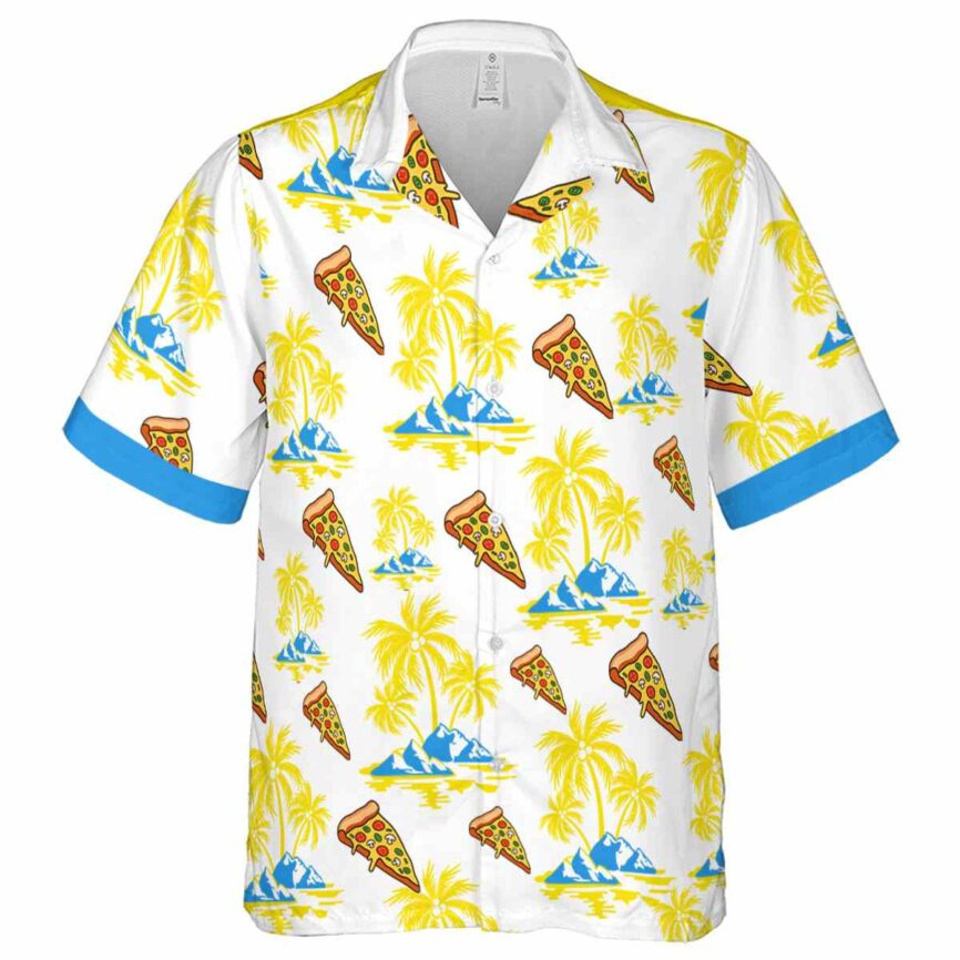 Pizza Palm Island Graphic Hawaiian Shirt Fashion forward