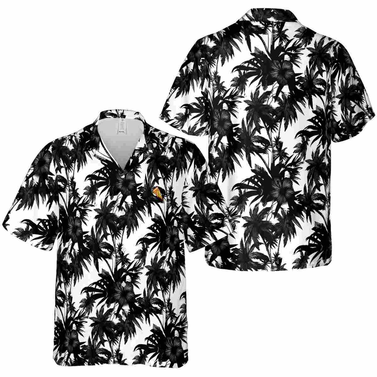 Pizza Palm Print Hawaiian Shirt Premium grade Pizza Palm Print Hawaiian Shirt Premium grade