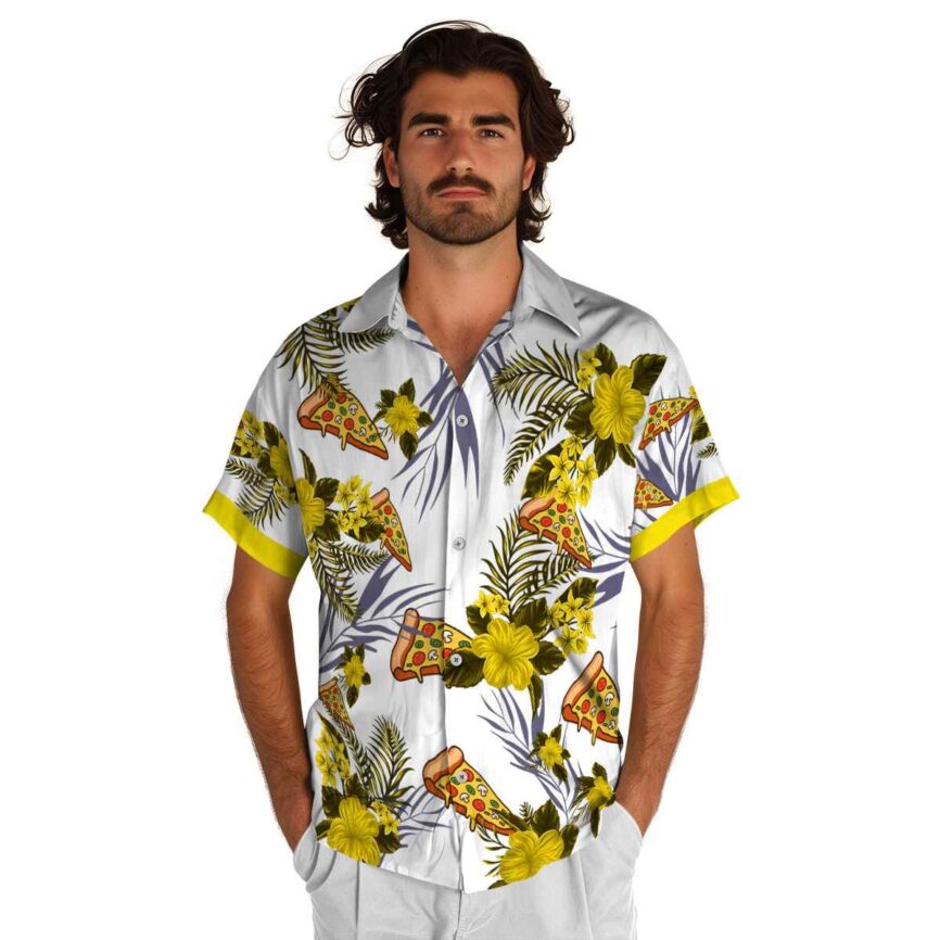 Pizza US Flag Floral Hawaiian Shirt New Arrival