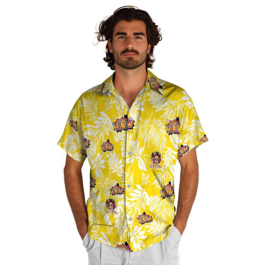 Pop Bold Foliage Hawaiian Shirt New Arrival