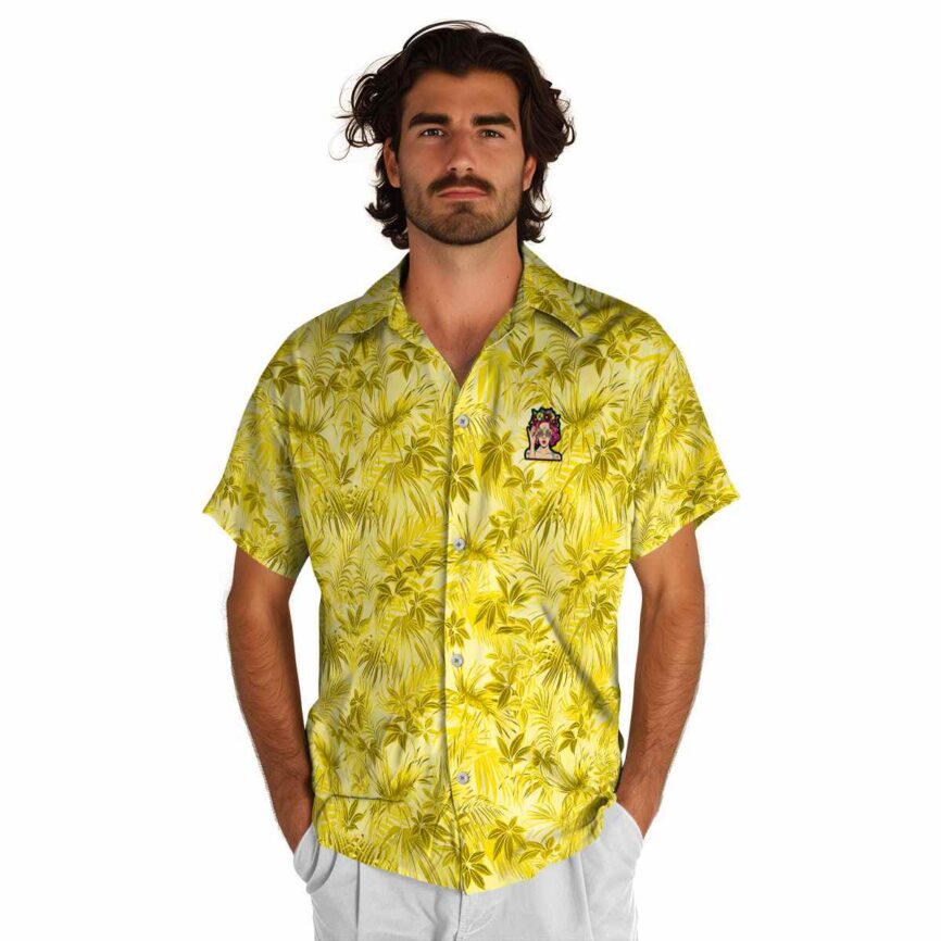 Pop Foliage Print Hawaiian Shirt New Arrival