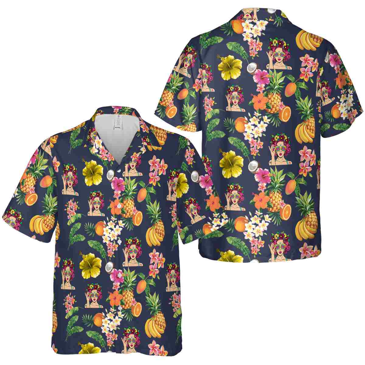 Pop Fruit Pattern Hawaiian Shirt Premium grade Pop Fruit Pattern Hawaiian Shirt Premium grade