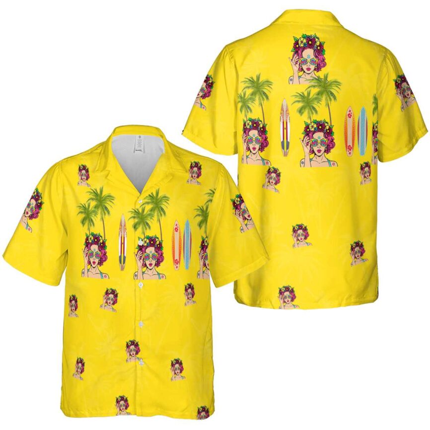 Pop Island Theme Hawaiian Shirt Premium grade