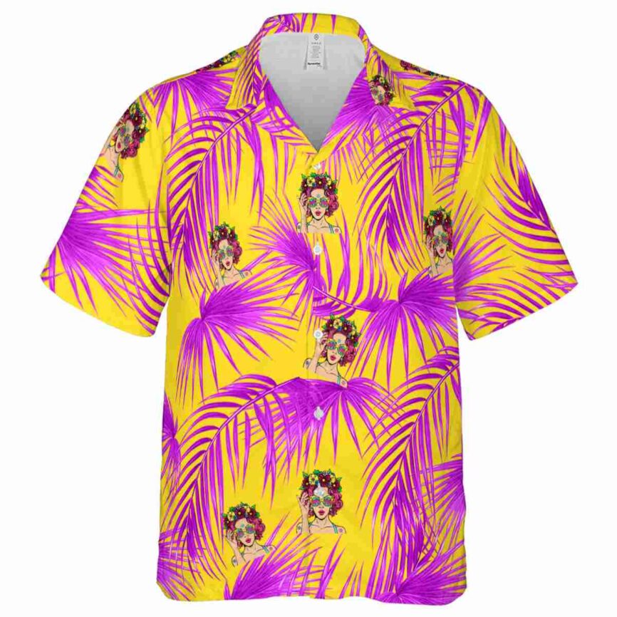 Pop Palm Frond Hawaiian Shirt Fashion forward