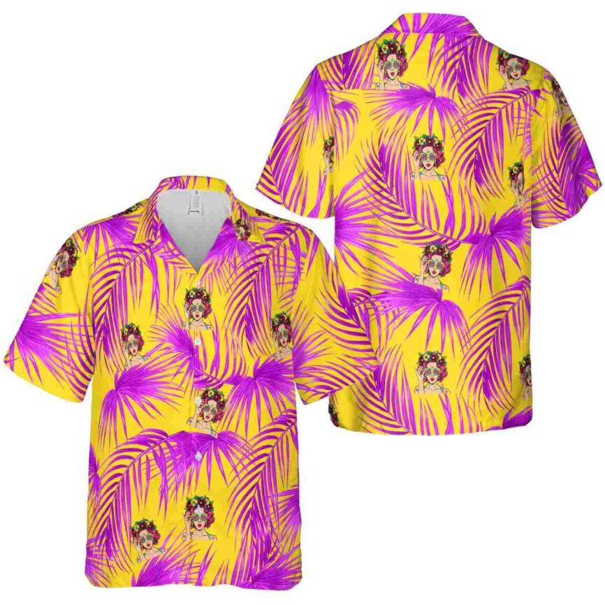 Pop Palm Frond Hawaiian Shirt Premium grade