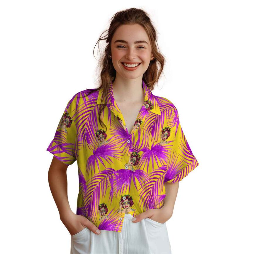 Pop Palm Frond Hawaiian Shirt Top rated