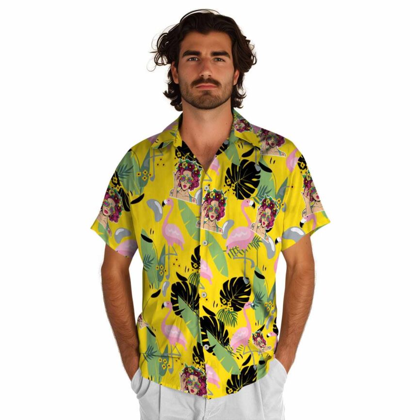 Pop Pink Flamingo Hawaiian Shirt New Arrival