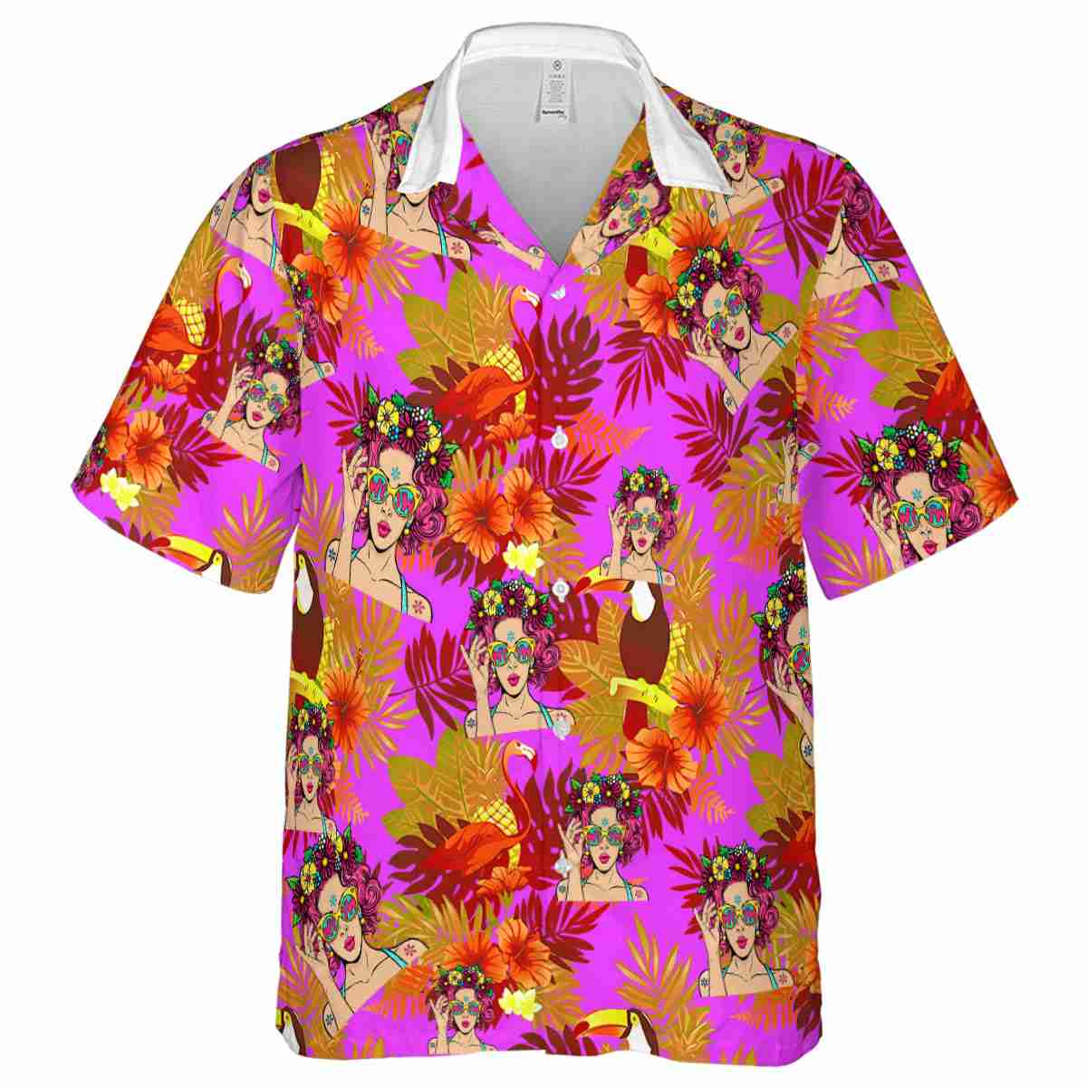 Pop Tropical Bird Hawaiian Shirt Fashion forward Pop Tropical Bird Hawaiian Shirt Fashion forward