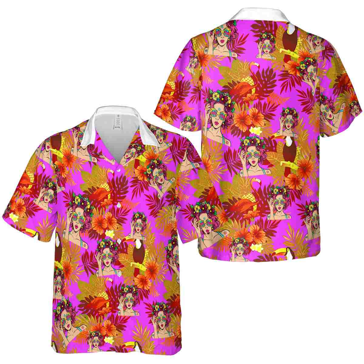 Pop Tropical Bird Hawaiian Shirt Premium grade Pop Tropical Bird Hawaiian Shirt Premium grade