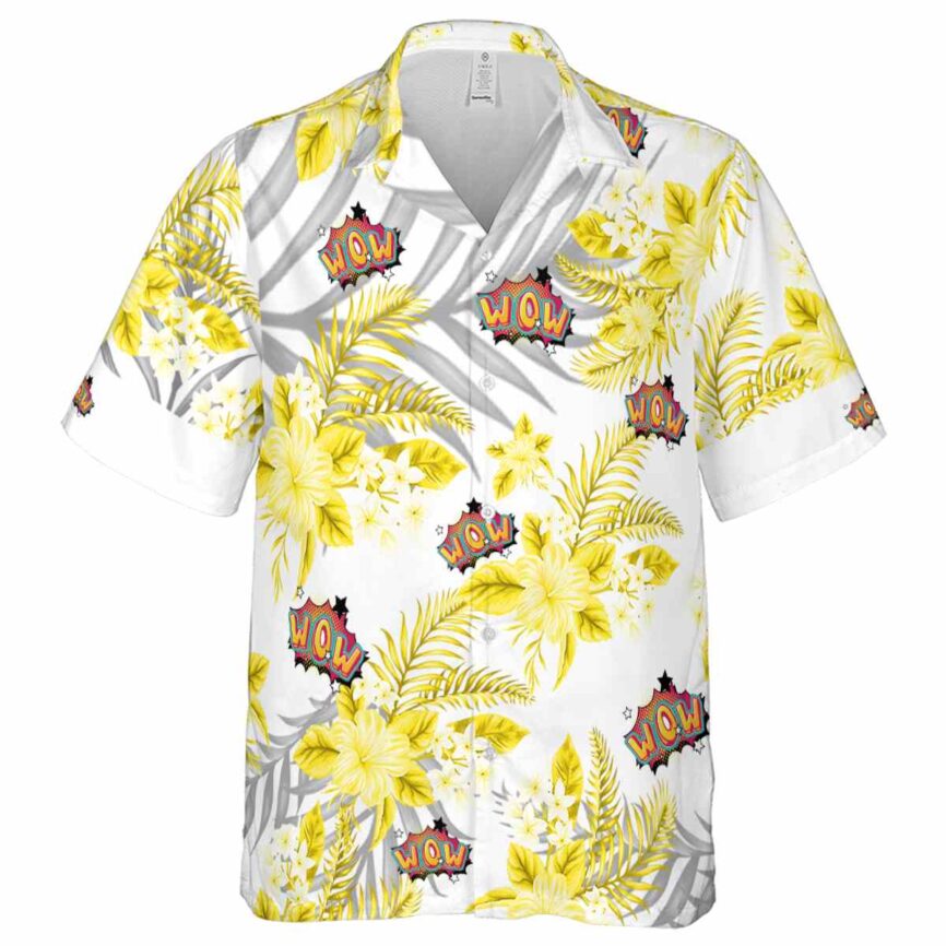 Pop Tropical Blossom Hawaiian Shirt Fashion forward