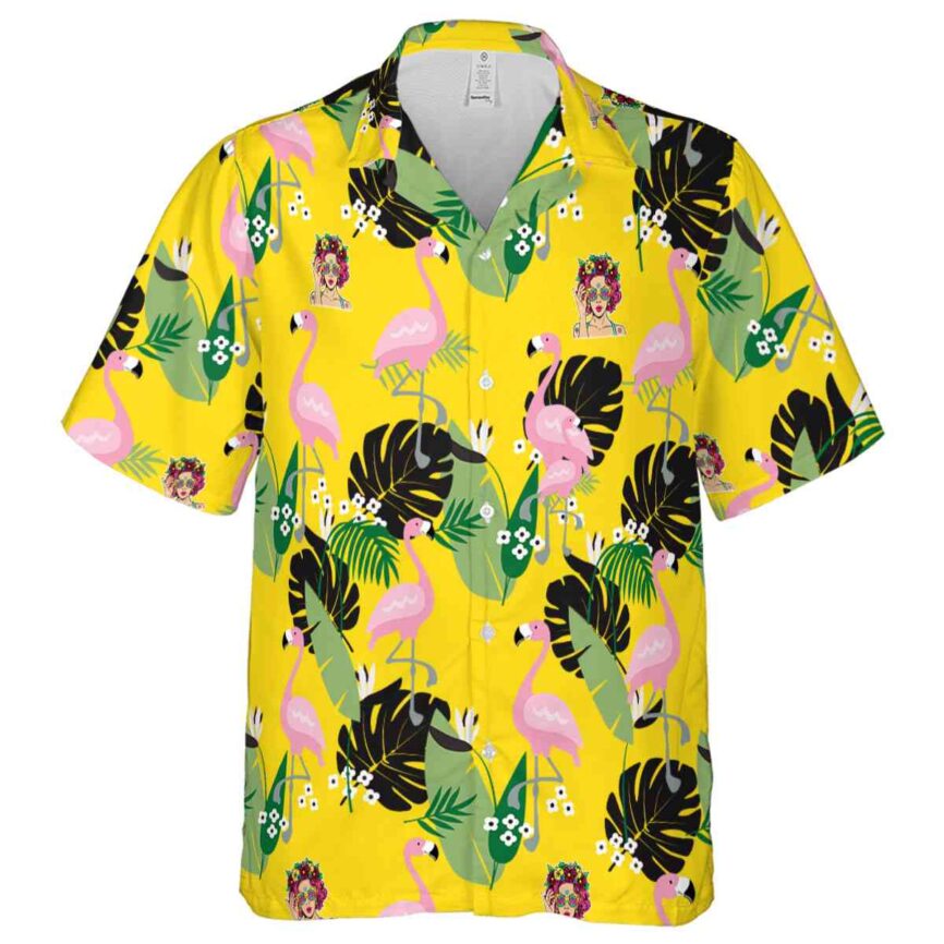 Pop Tropical Flamingo Hawaiian Shirt Fashion forward