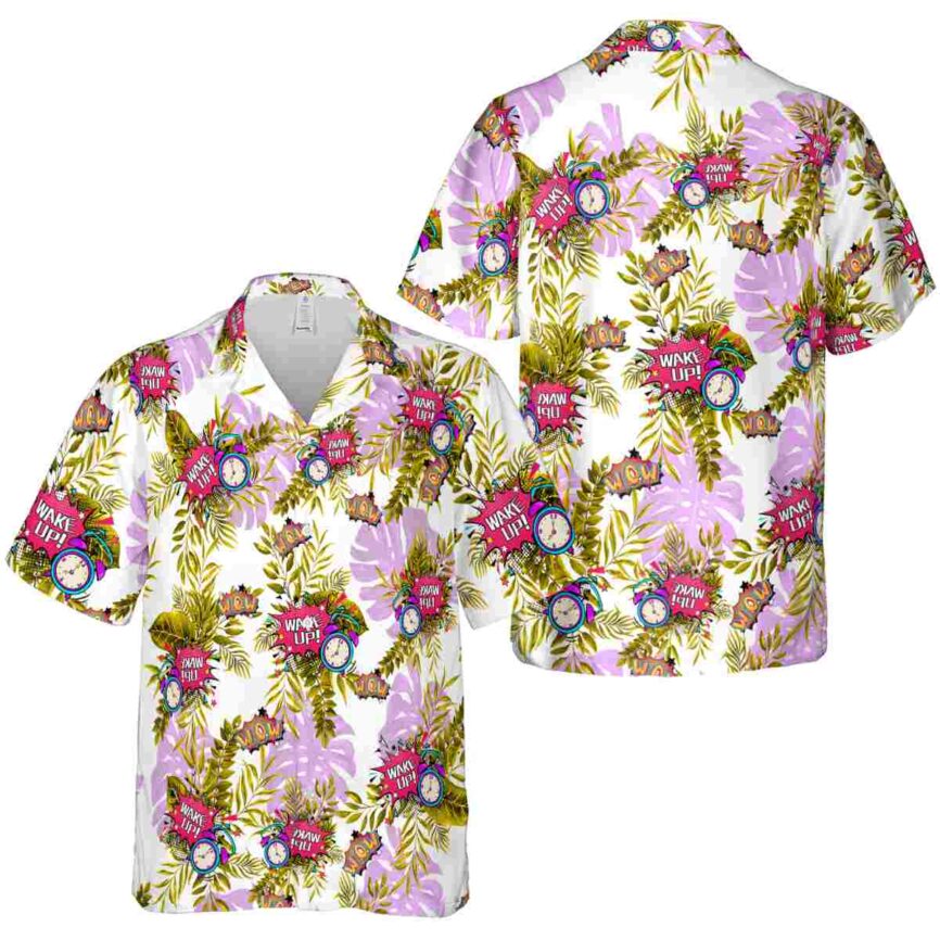 Pop Tropical Fronds Hawaiian Shirt Premium grade