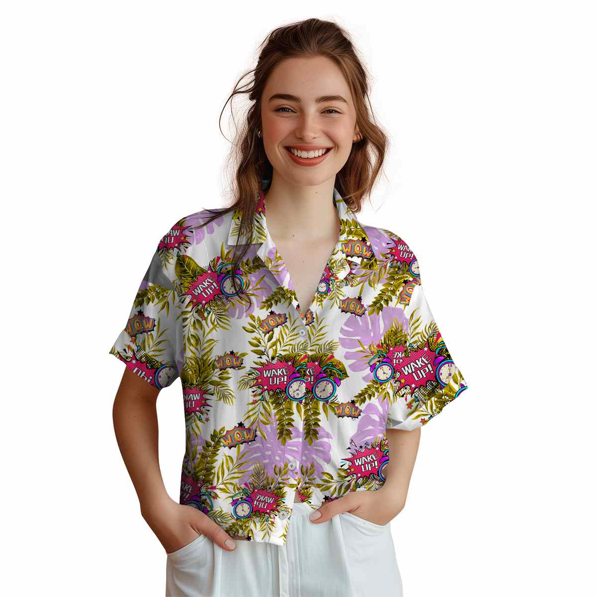 Pop Tropical Fronds Hawaiian Shirt Top rated Pop Tropical Fronds Hawaiian Shirt Top rated