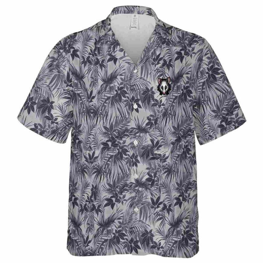 Possum Foliage Print Hawaiian Shirt Fashion forward