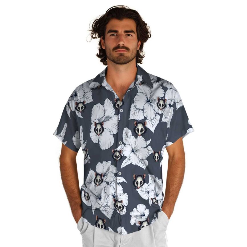 Possum Hibiscus Flower Hawaiian Shirt New Arrival