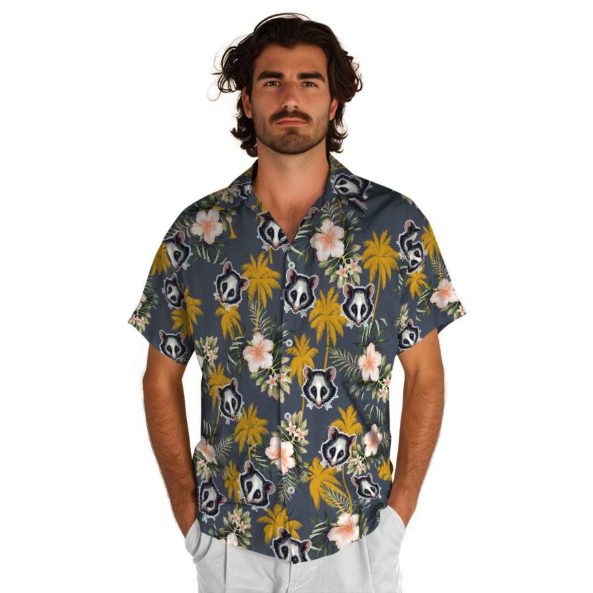 Possum Hibiscus Palm Hawaiian Shirt New Arrival