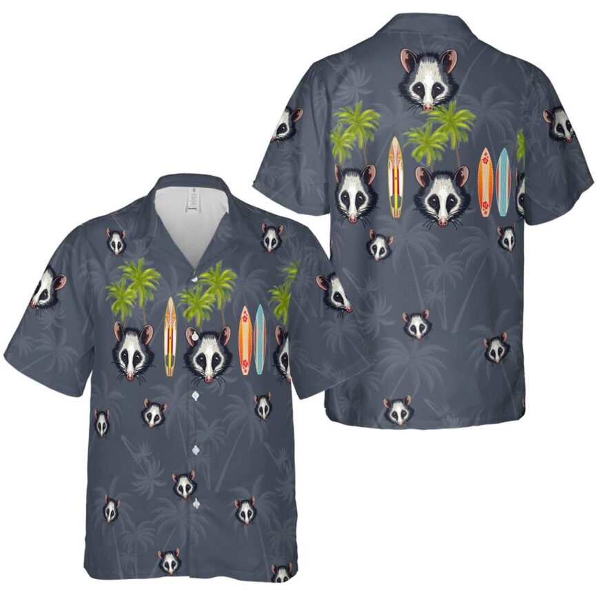 Possum Island Theme Hawaiian Shirt Premium grade