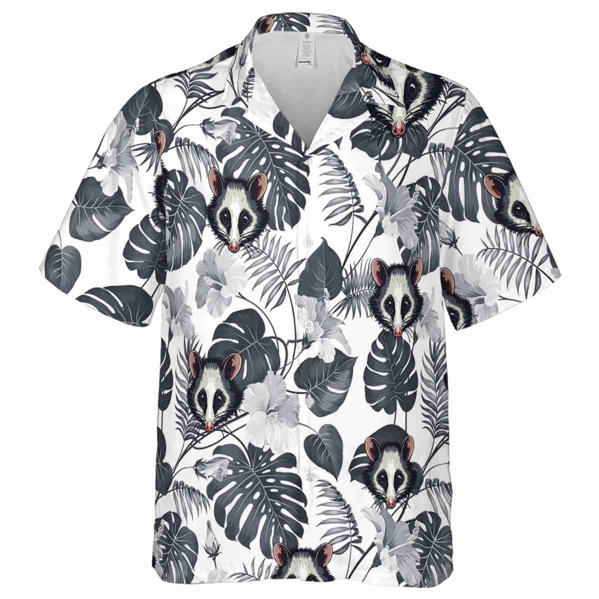 Possum Leaf Pattern Hawaiian Shirt Fashion forward Possum Leaf Pattern Hawaiian Shirt Fashion forward