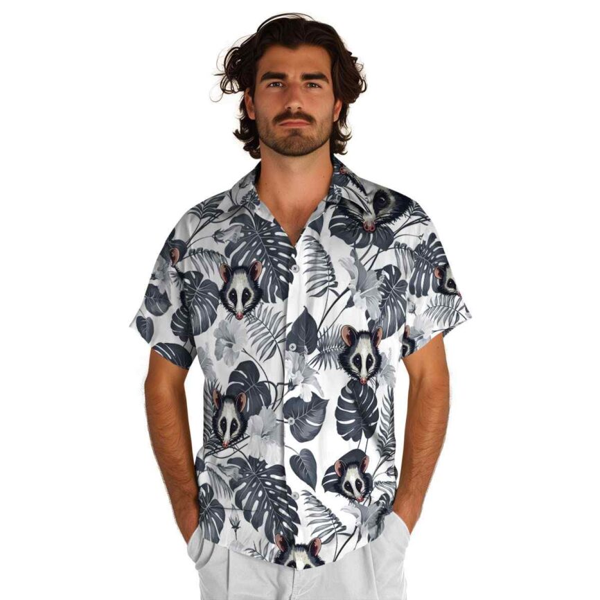 Possum Leaf Pattern Hawaiian Shirt New Arrival