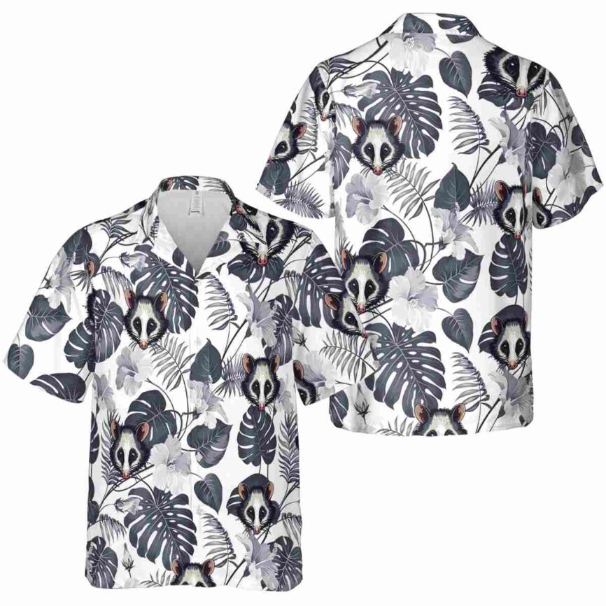 Possum Leaf Pattern Hawaiian Shirt Premium grade