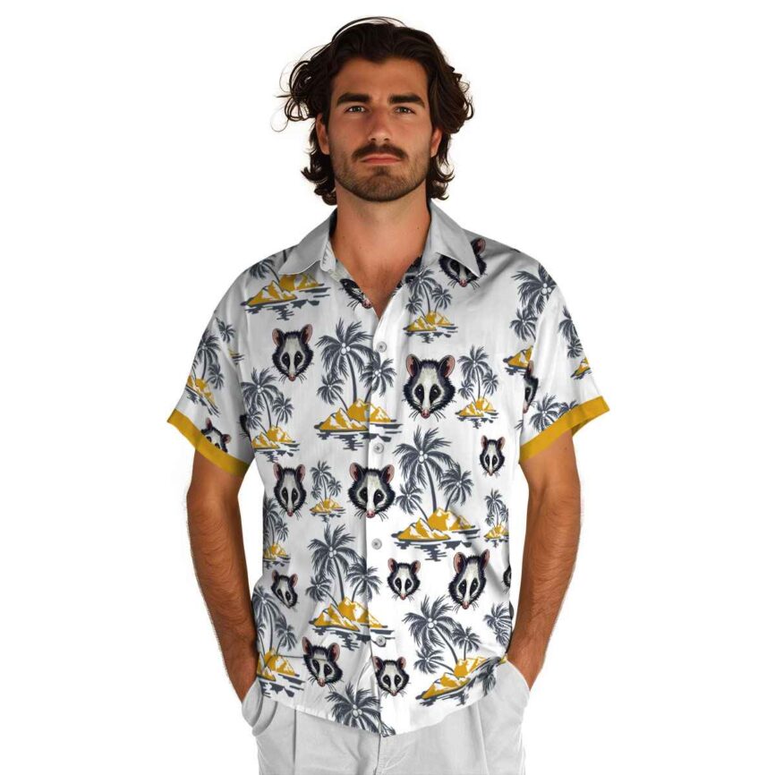 Possum Palm Island Graphic Hawaiian Shirt New Arrival