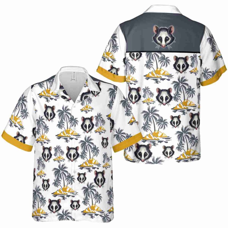 Possum Palm Island Graphic Hawaiian Shirt Premium grade