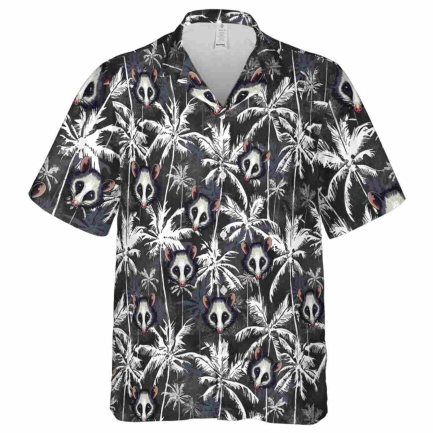 Possum Palm Themed Hawaiian Shirt Fashion forward