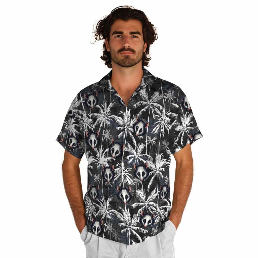 Possum Palm Themed Hawaiian Shirt New Arrival