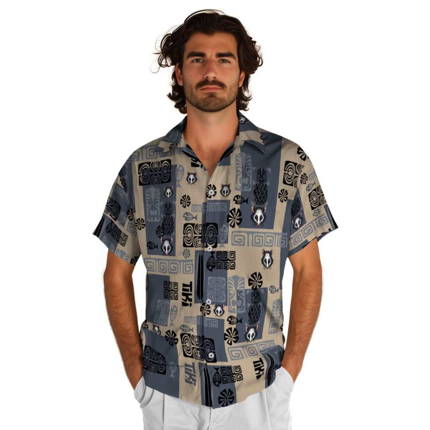 Possum Tiki Motifs Hawaiian Shirt New Arrival