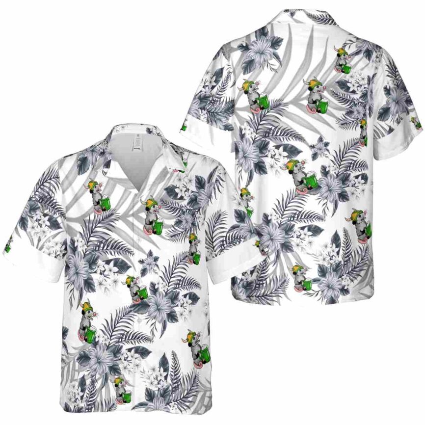 Possum Tropical Blossom Hawaiian Shirt Premium grade