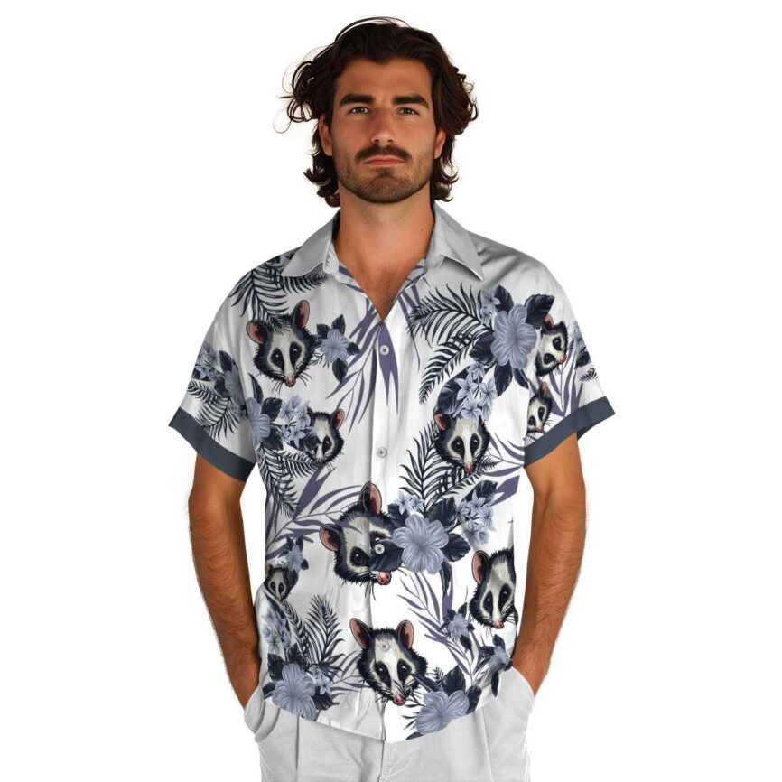 Possum US Flag Floral Hawaiian Shirt New Arrival