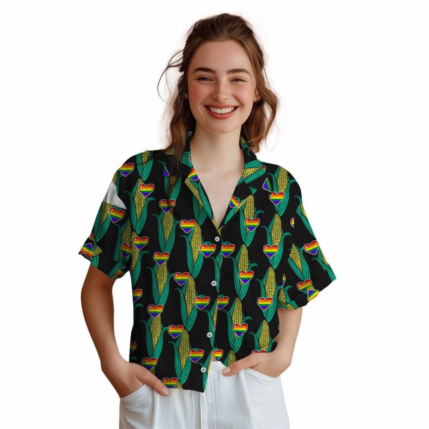 Pride Corn Element Hawaiian Shirt Top rated