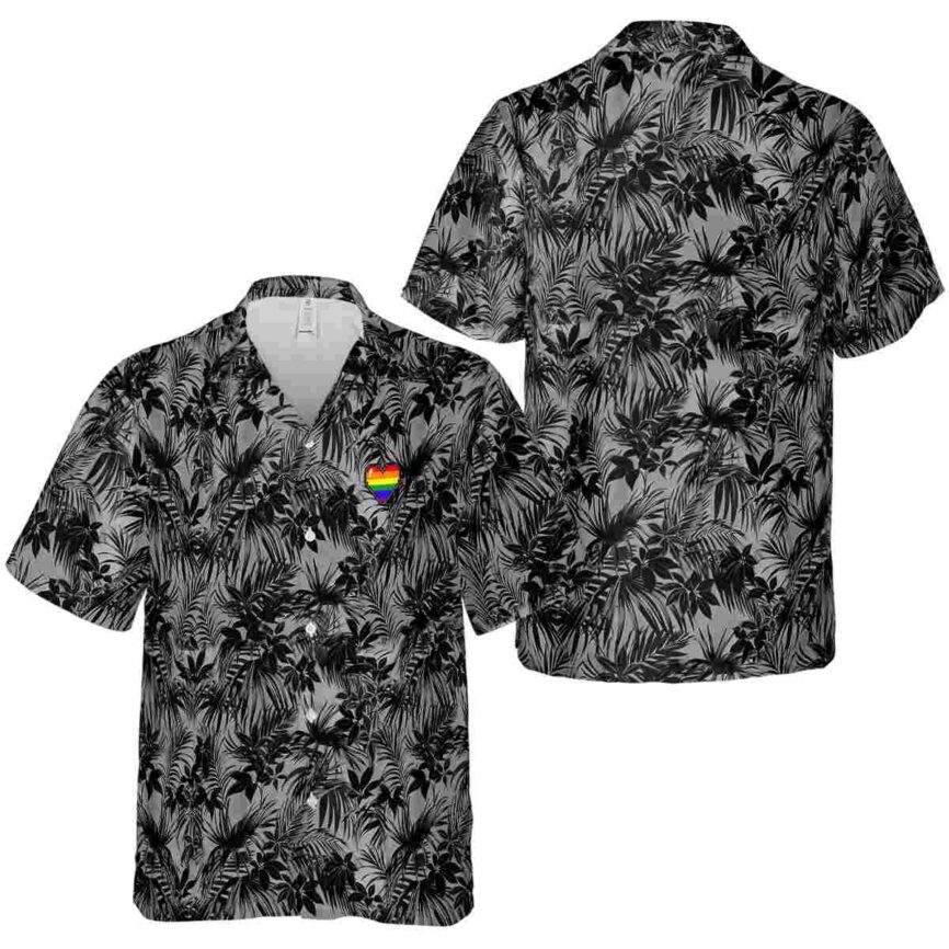 Pride Foliage Print Hawaiian Shirt Premium grade